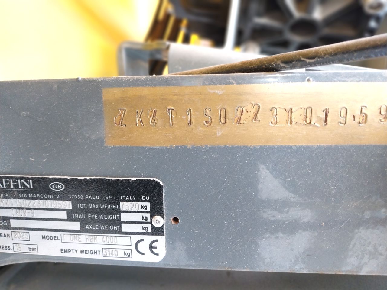 CAFFINI Getrokken veldspuit T-ONE 4227 HBL