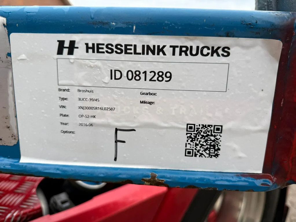 Broshuis 3UCC-39/45 2x20/30/40/45 FT Multi Liftas SAF Schijfremmen