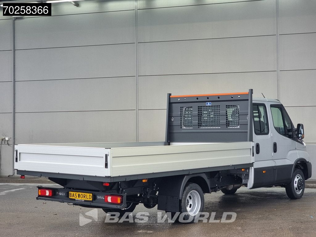 Iveco Daily 35C21 3.0L Automaat 210PK 2025-Model Open laadbak Dubbel Cabine Dubbellucht CarPlay ACC LED 3,5T Trekvermogen Euro6 Pritsche Pickup A/C Double cabin