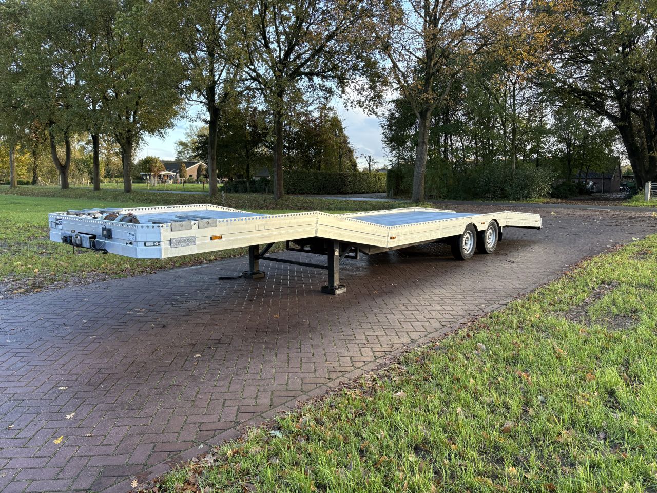 Be oplegger 5 TON ambulance auto transporter luchtgeremd