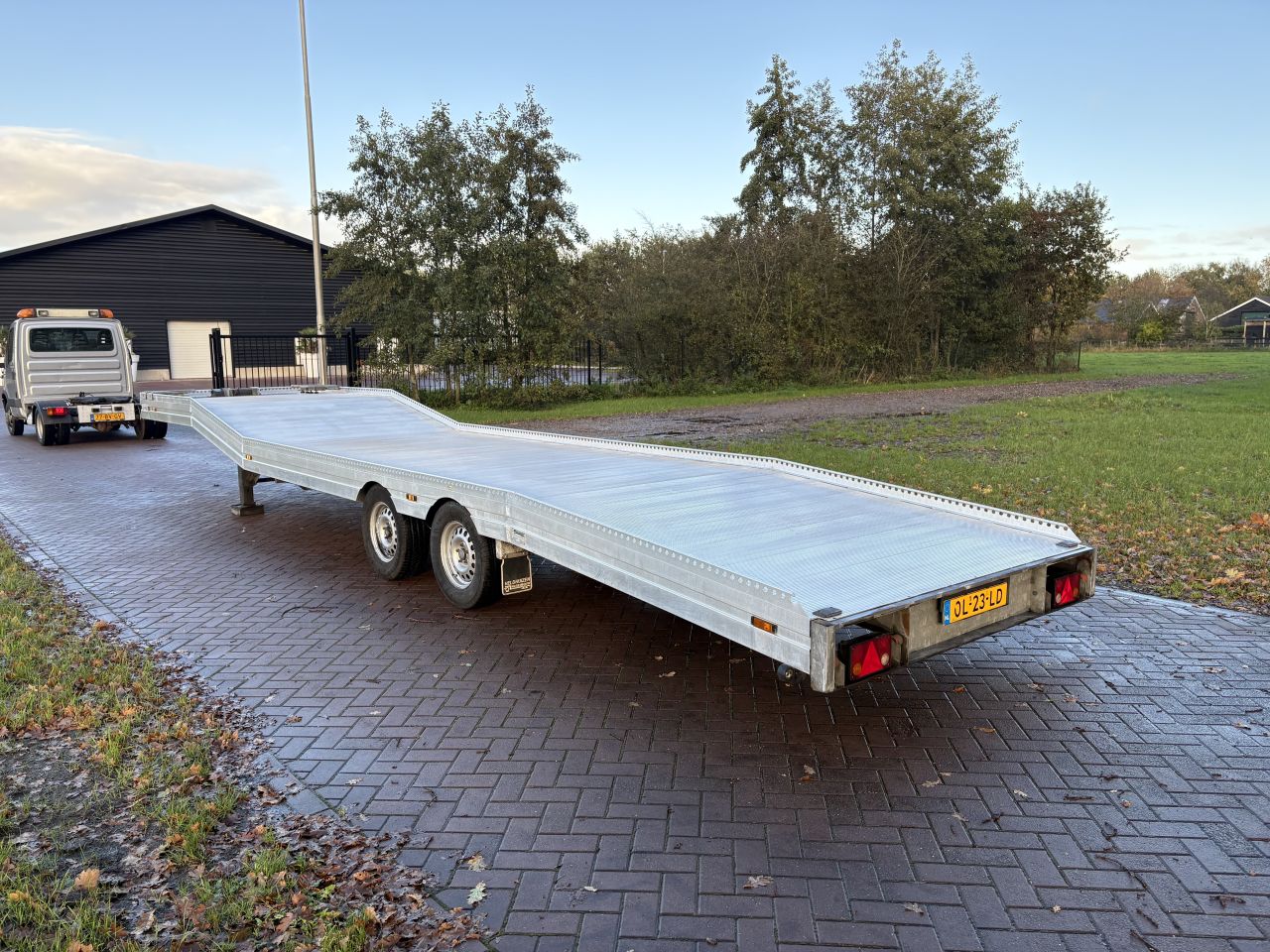 Be oplegger 5 TON ambulance auto transporter luchtgeremd
