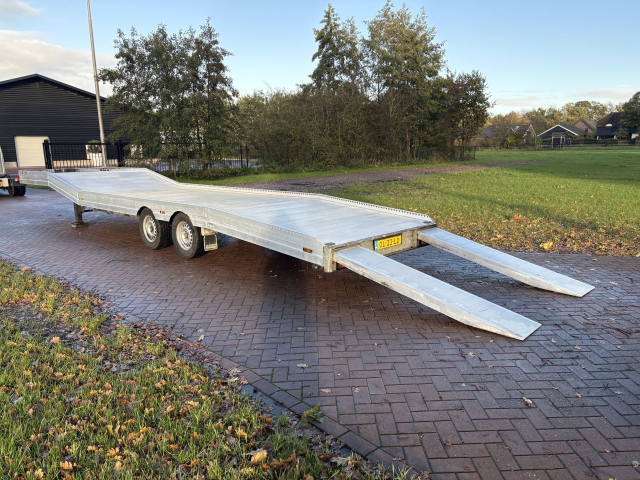 Be oplegger 5 TON ambulance auto transporter luchtgeremd