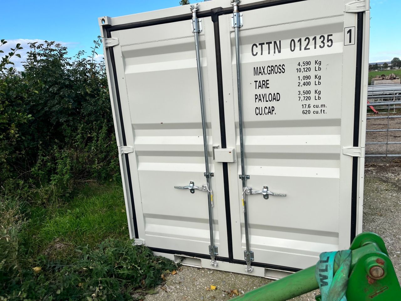 Opslagcontainer 12 ft /mobiel kantoor / werkplaats (NIEUW!)