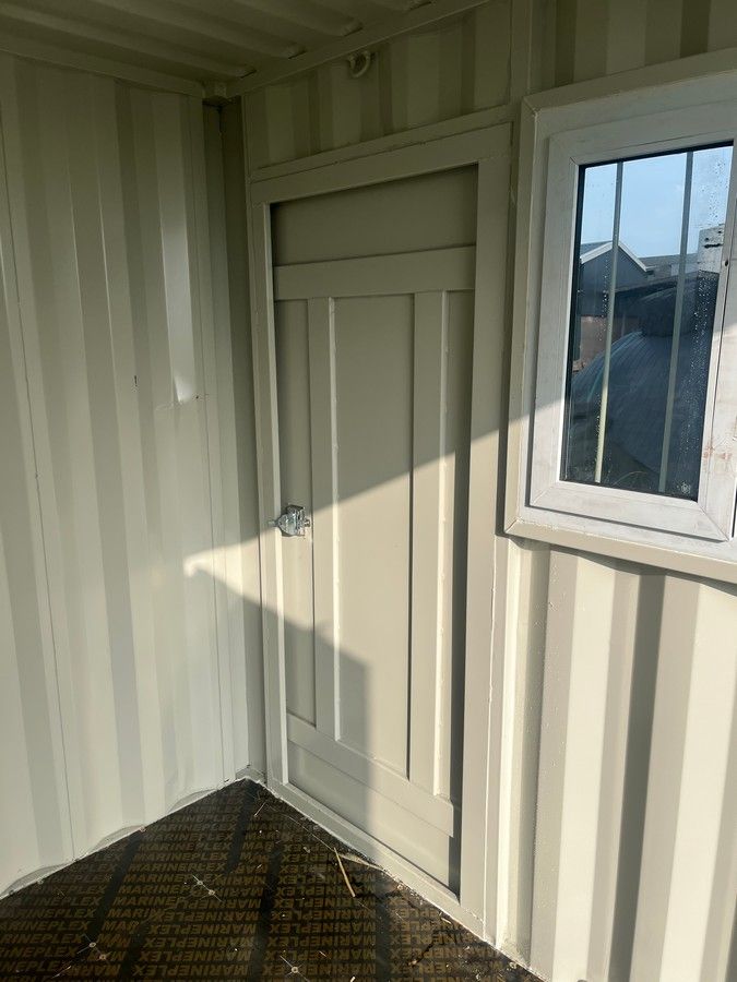 Opslagcontainer 12 ft /mobiel kantoor / werkplaats (NIEUW!)