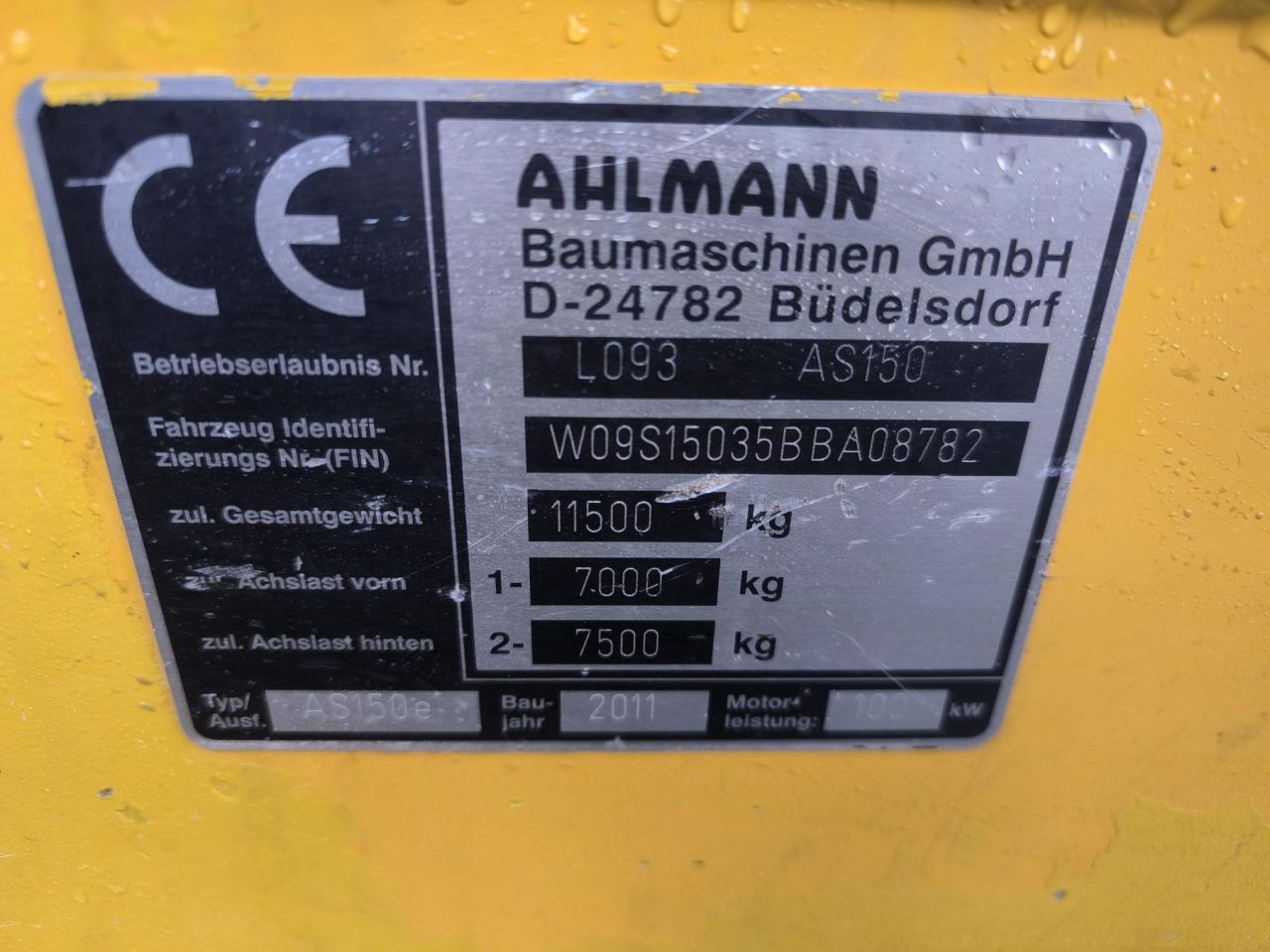 AHLMANN AS150E