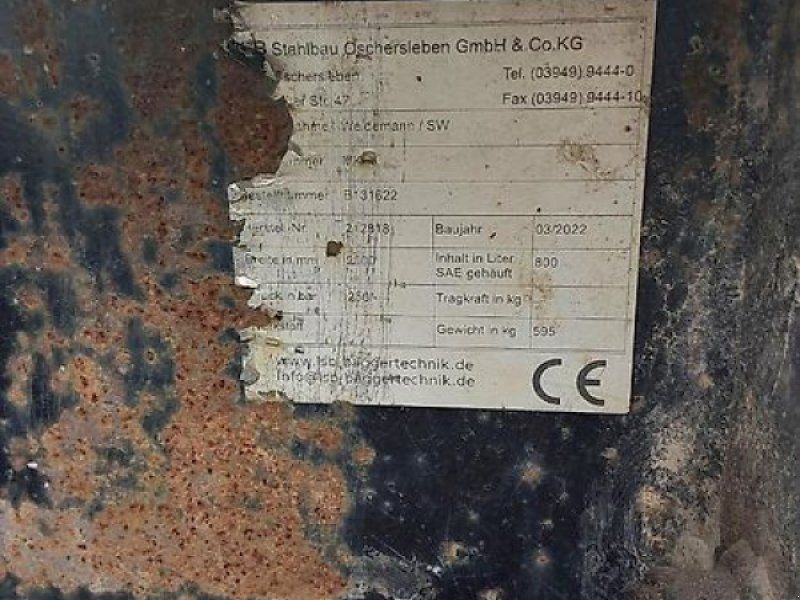 Weidemann 4 in 1 Schaufel 2000 mm mit Reißzähnen 3080