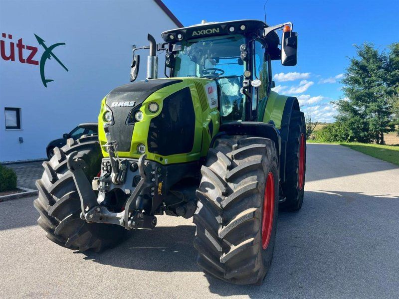 Claas Axion 870 CMATIC mit S10 GPS und Cebis Touch, Vorderreifen NEU