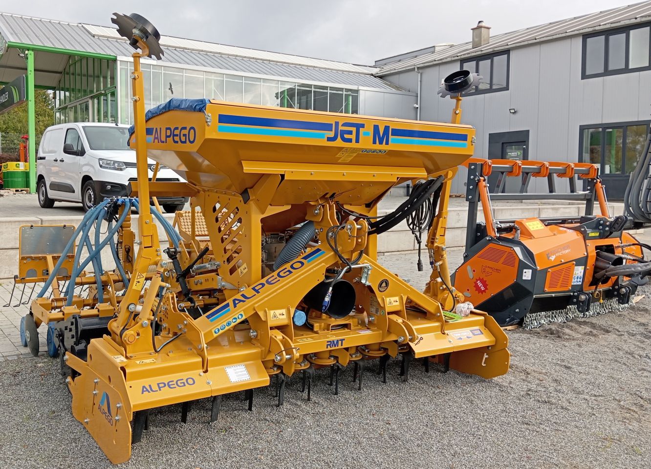 ALPEGO zaai-en grondbewerkingscombinatie Rotodent RM-300 + JET-M