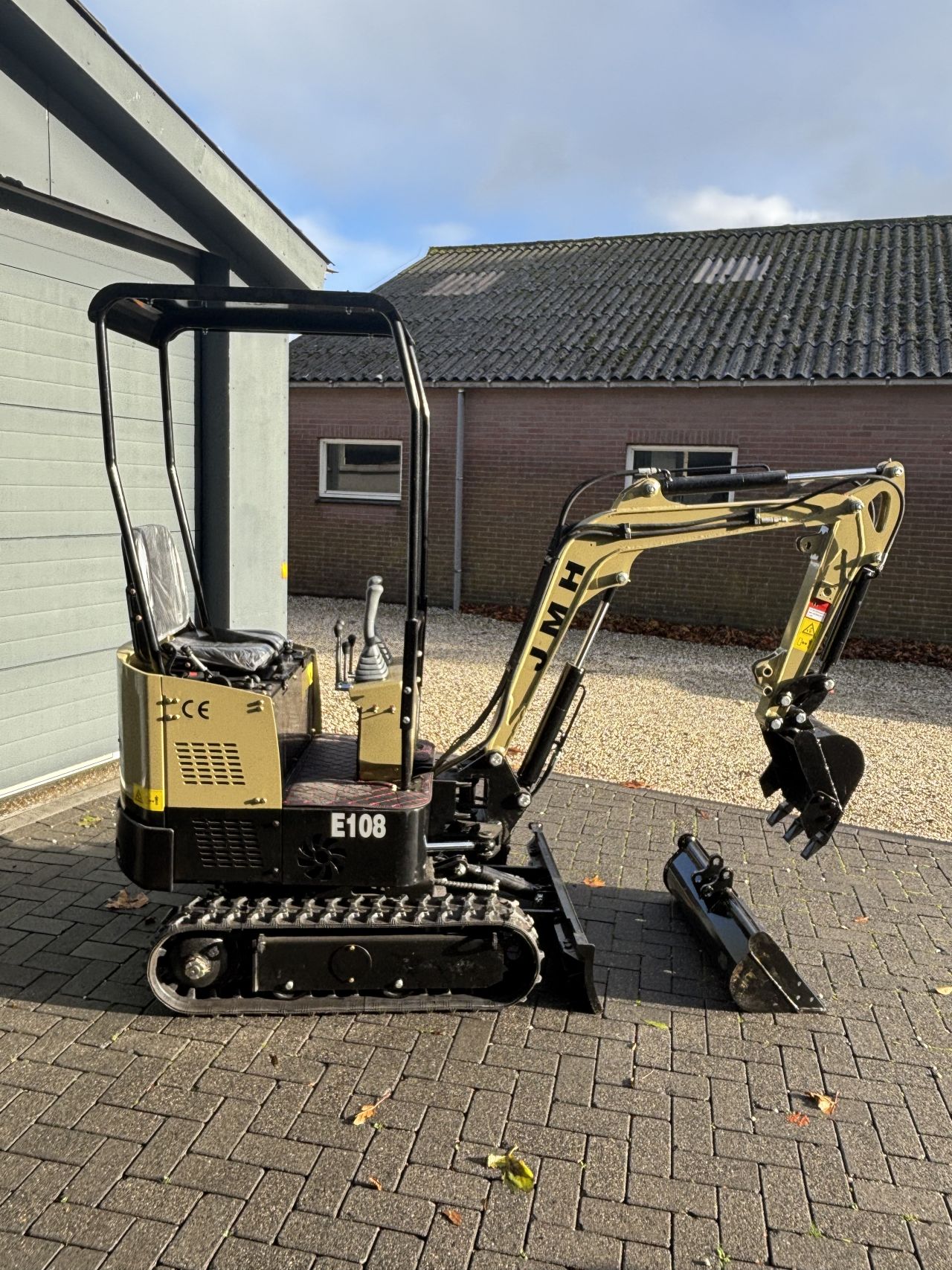 Minigraver graafmachine