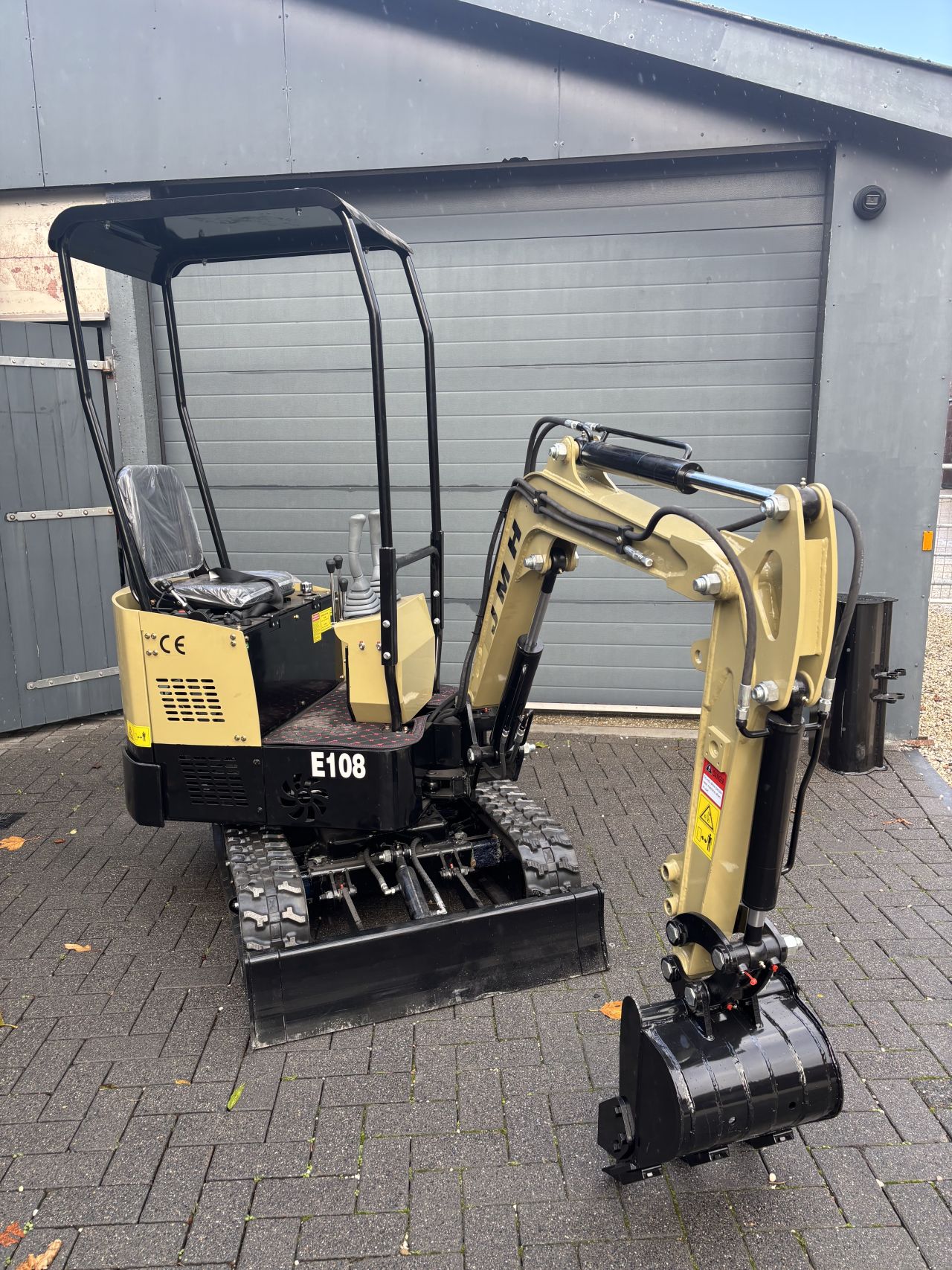 Minigraver graafmachine