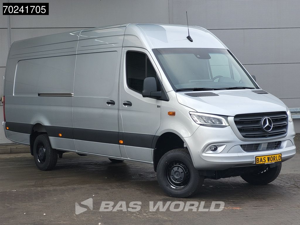 Mercedes Sprinter 319 CDI Automaat 4x4 190PK L4H2 XXL LED ACC Navi 360Camera 10'' MBUX CarPlay Parkeersensoren Euro6 4wd Allrad L4 Long 15m3 Klima