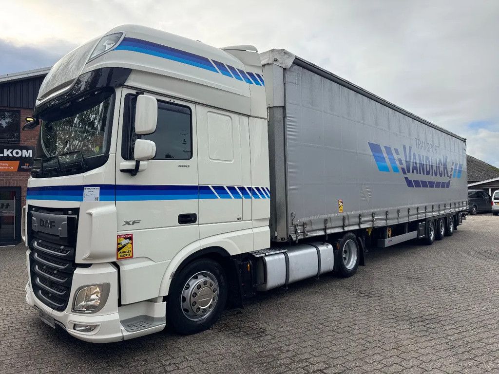 DAF XF 480 4x2 SSC Retarder + Schmitz 2021 Hefdak 630.095KM