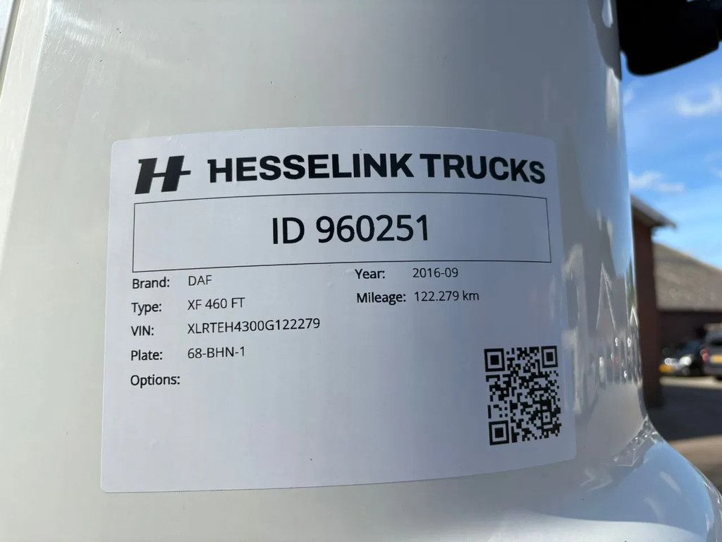 DAF XF 460 SSC Super Space Hydraulic Alcoa 9T vooras NL Truck