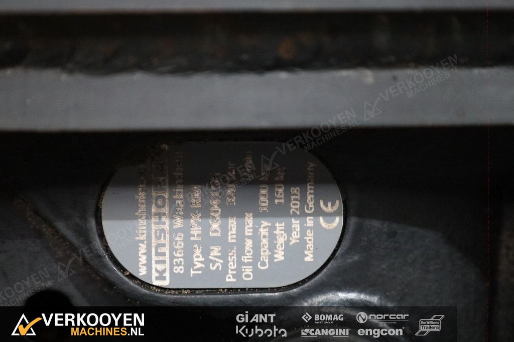 2018 Kinshofer HPX RM CW10 Sorteergrijper (zonder rotator) VK10368