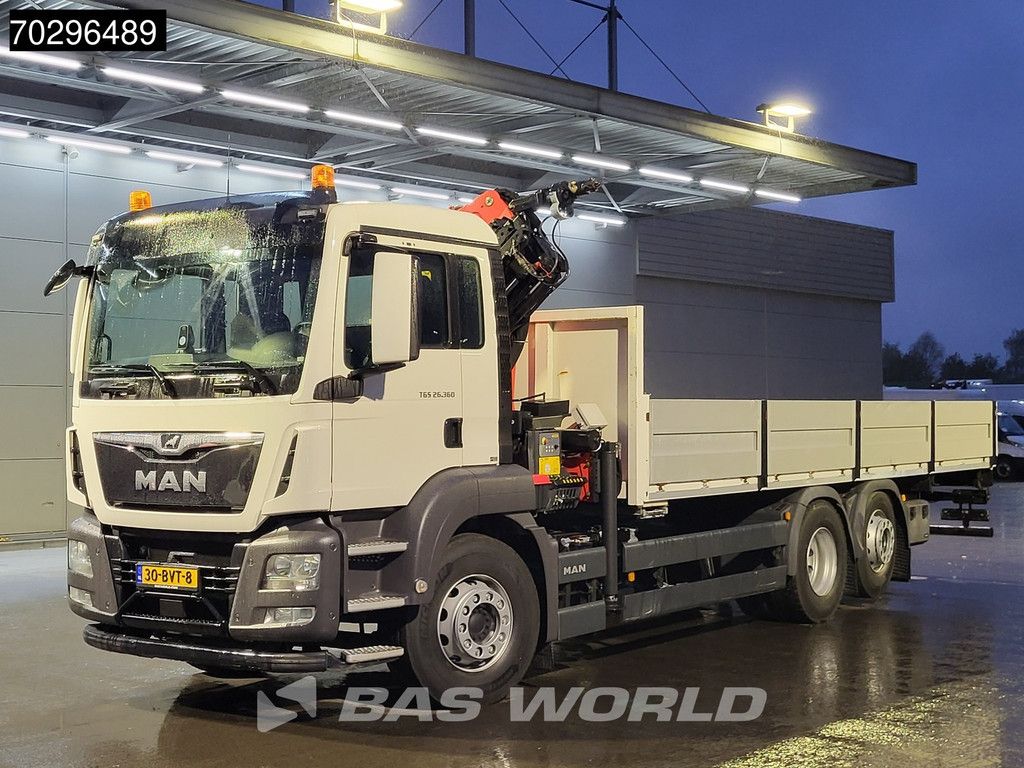 MAN TGS TGS 26.360 6X2 NL-Truck Palfinger PK17.001 Crane Kran Lift+Steering-Axle Navi Euro 6 Palfinger