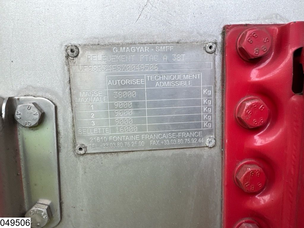 Magyar Food Magyar, 38980 Liter, 4 Compartimenten