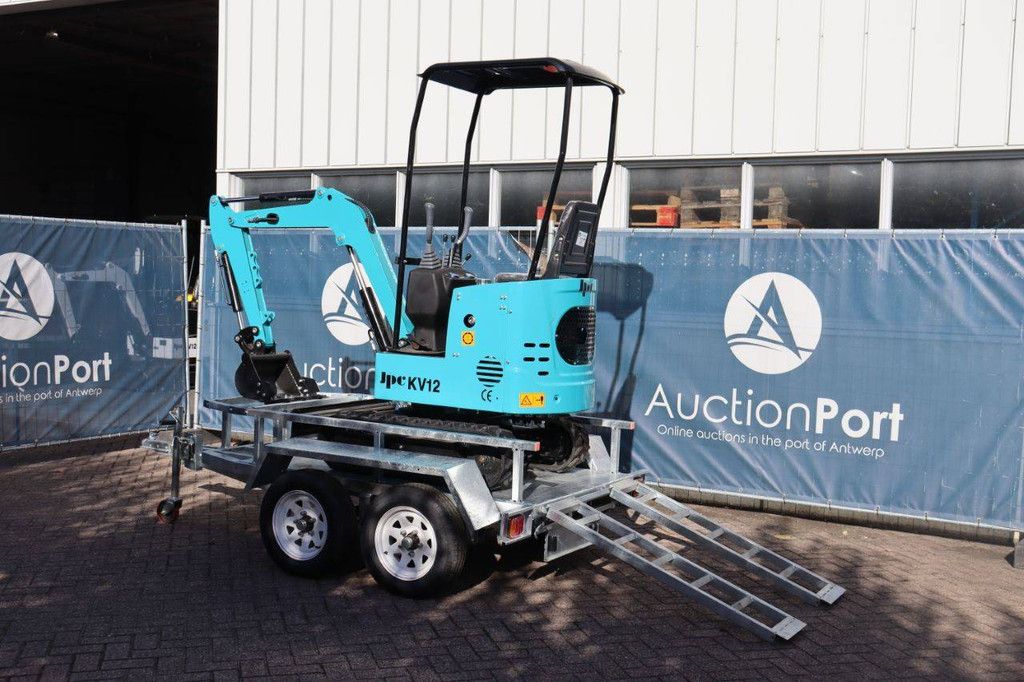 Minibagger JPC KV12 Diesel 12 PS 2025 Neu mit Anhänger
