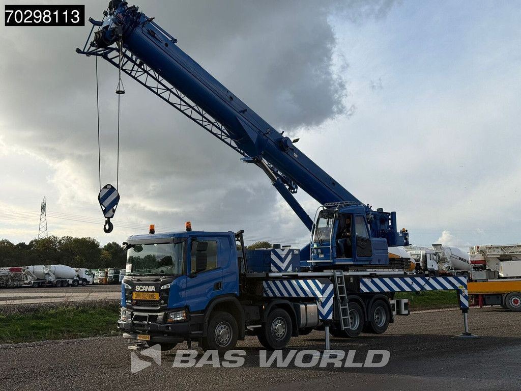 Scania P P450 8X4 Palfinger/SANY SPC500E Telescopic Crane Retarder Navi Automatic Euro 6