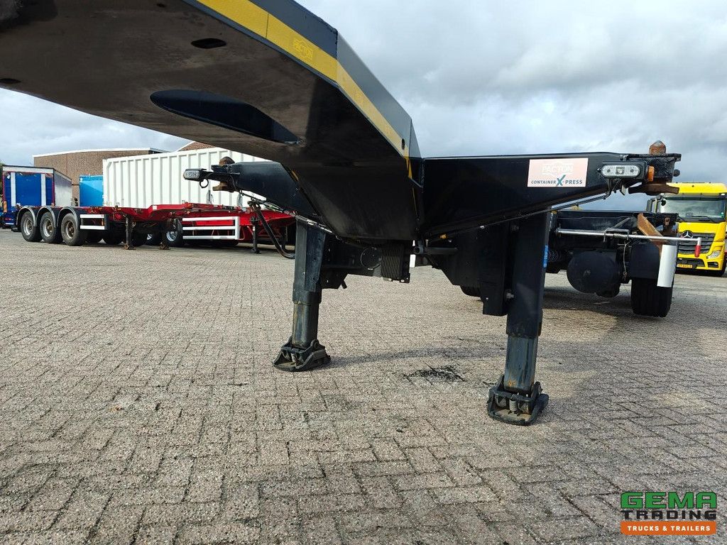 Pacton TXC343 3-axle SAF - Disc brakes - Lift axle - Fixed head - All connections - 4740 kg