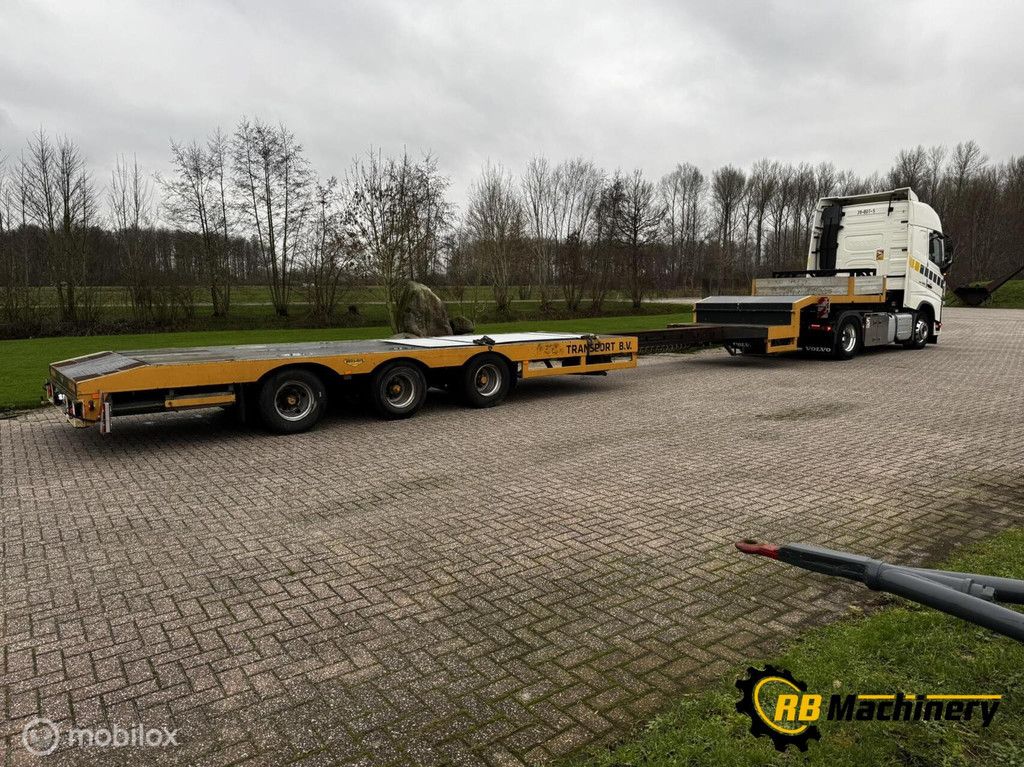 Broshuis Semi dieplader met oprijplaten. uitschuifbaar!!!