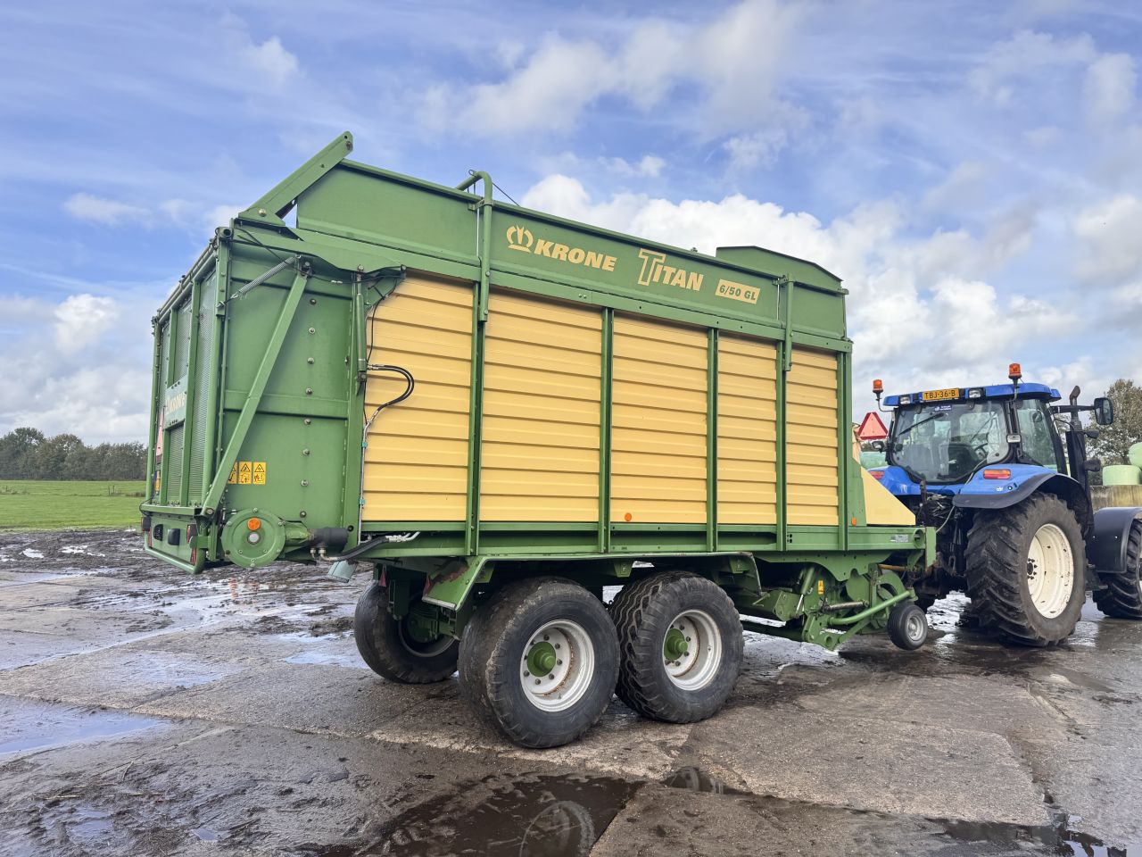 Krone Titan 6/50 GL opraapwagen ladewagen