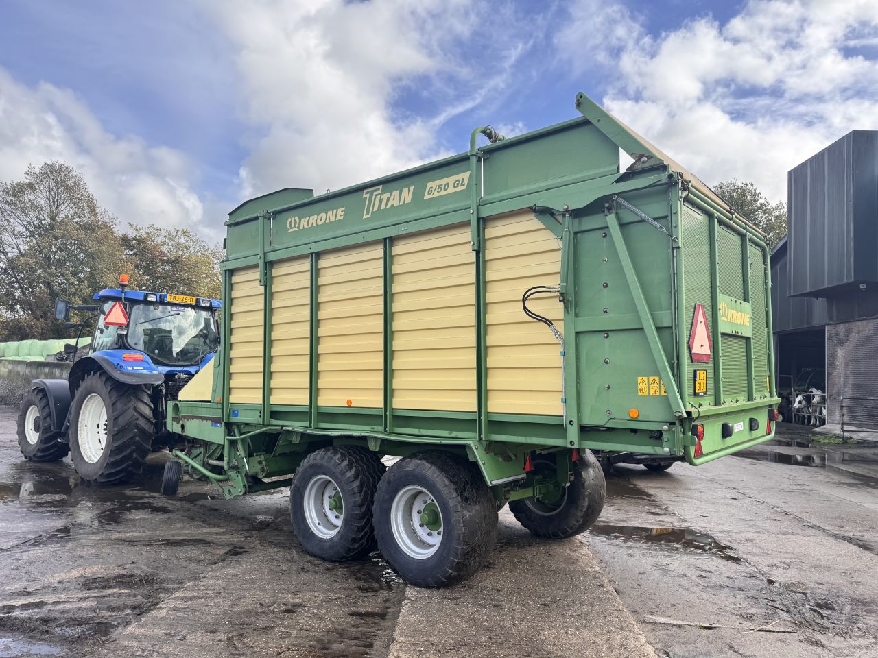 Krone Titan 6/50 GL opraapwagen ladewagen