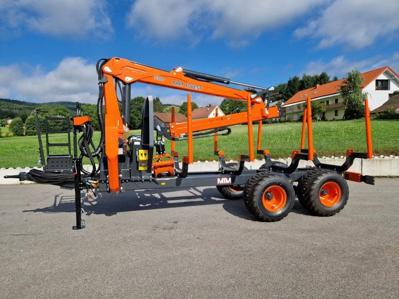 MTM 13T 13to 8,10m Kran Forwarder Rungen Druckluft Dpelrohrrahmen