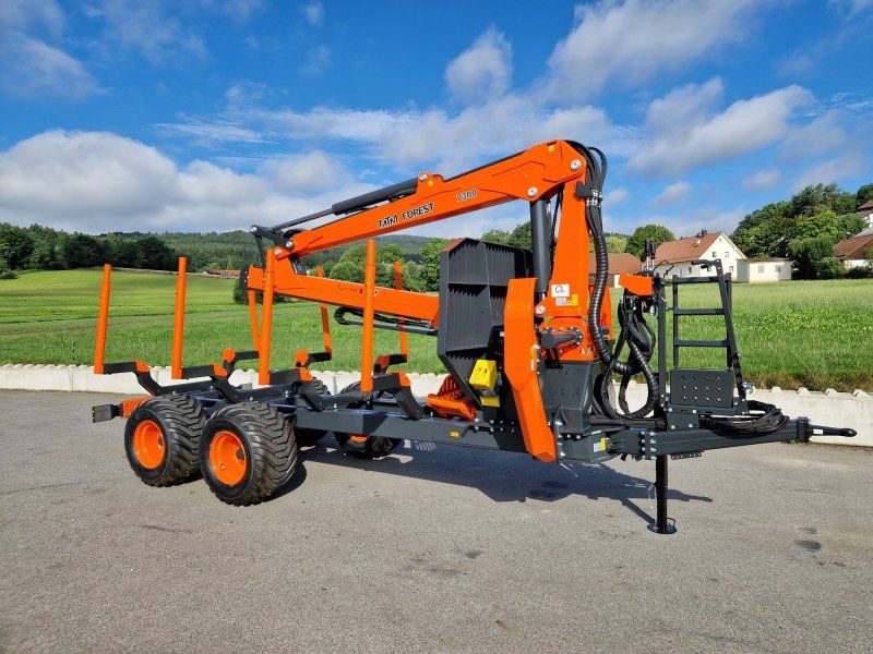 MTM 13T 13to 8,10m Kran Forwarder Rungen Druckluft Dpelrohrrahmen