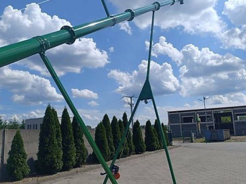 Rol-Ex przenośnik ślimakowy T401/1 z koszem, Ø 110, 8 m