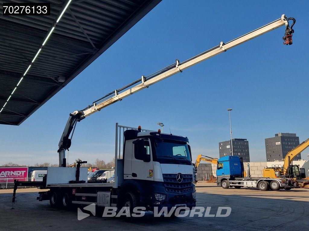Mercedes Arocs 2636 6X4 HIAB X-HIDUO 188 ES-S Crane Kran Big axle Euro 6