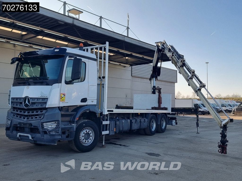 Mercedes Arocs 2636 6X4 HIAB X-HIDUO 188 ES-S Crane Kran Big axle Euro 6
