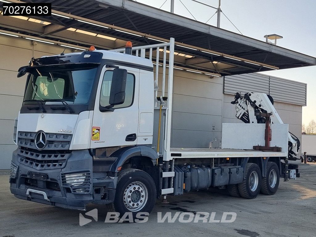 Mercedes Arocs 2636 6X4 HIAB X-HIDUO 188 ES-S Crane Kran Big axle Euro 6