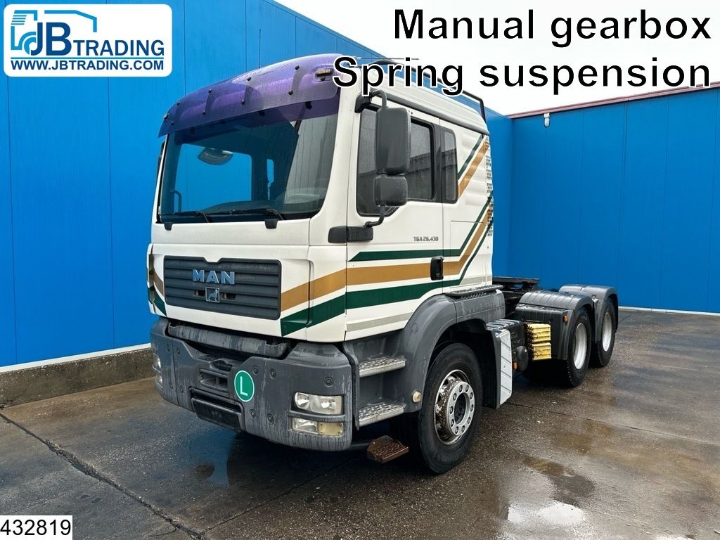 MAN TGA 26 430 6x4, EURO 3, Manual, Retarder, Steel