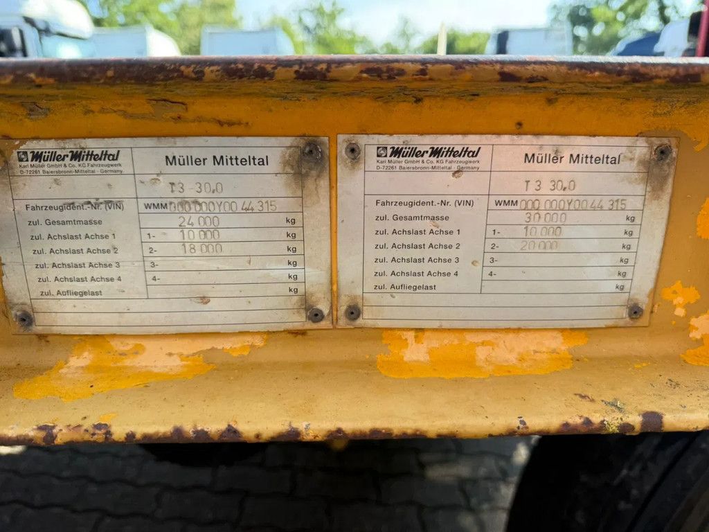Müller-Mitteltal T3 Kompakt Dieplader Hydraulische borden Bladvering Landbouwkenteken