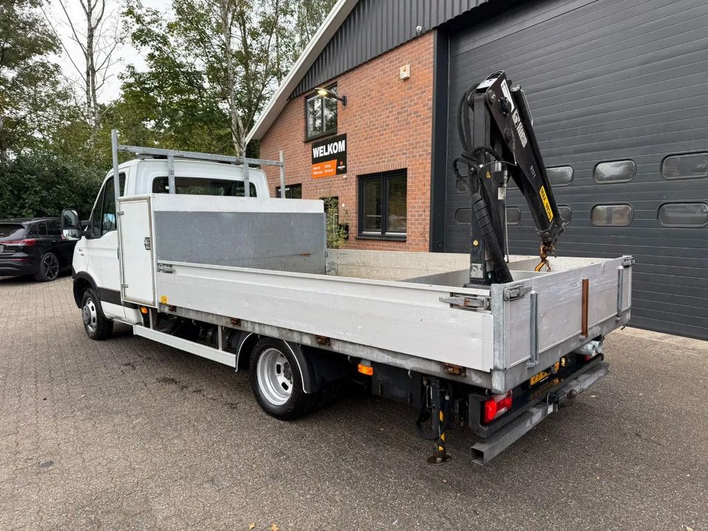 Iveco 50C14 Erdgas/CNG Hiab kran/crane Pritsche