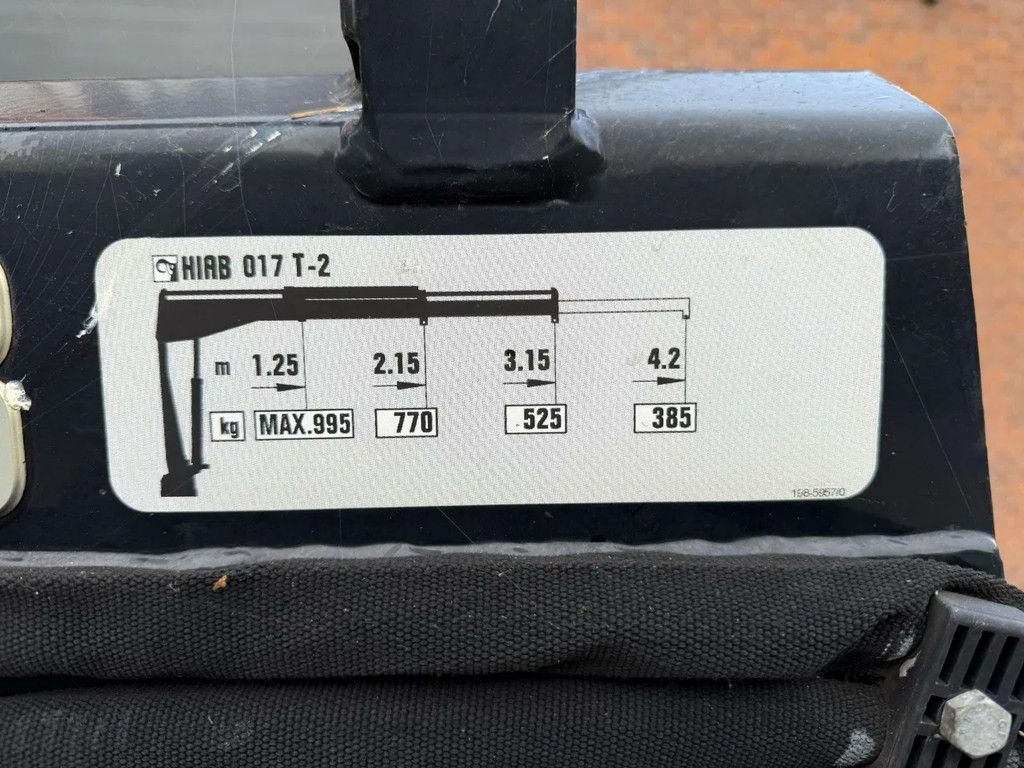 Iveco 50C14 Erdgas/CNG Hiab kran/crane Pritsche