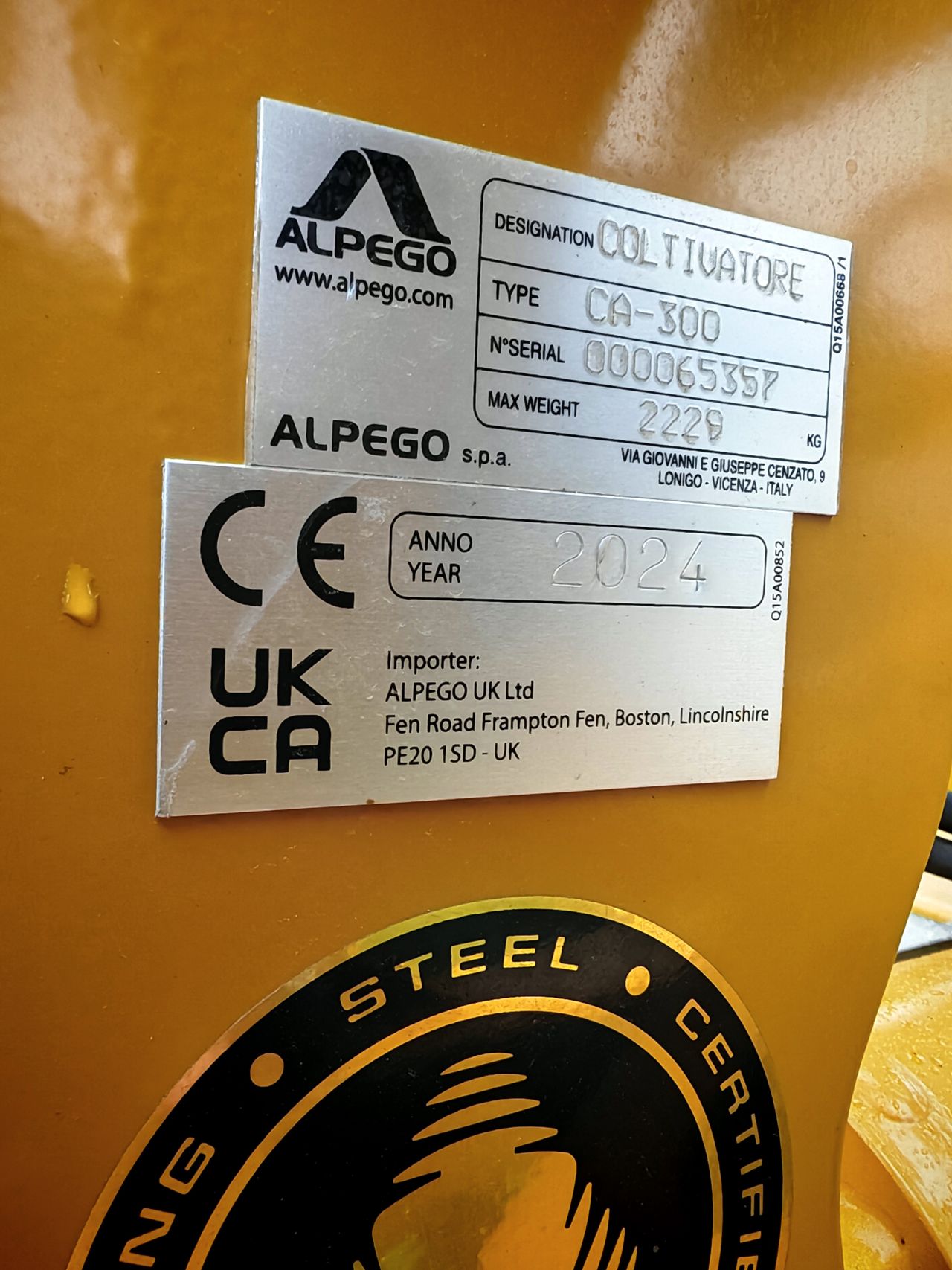 Alpego CAYMAN CA-300 TOP-SPRING Cultivator