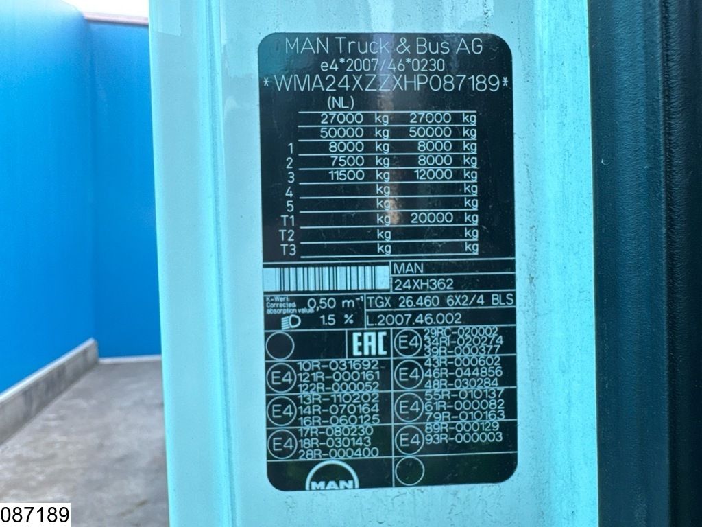 MAN TGX 24 460 6x2, EURO 6