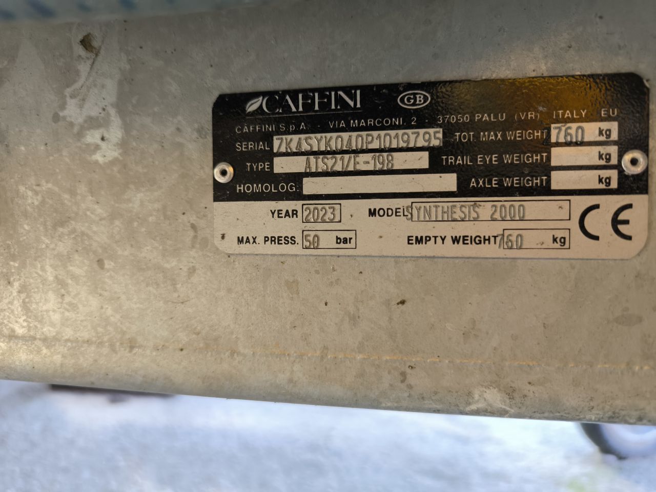 CAFFINI SYNTHESIS 2000 Boomgaardspuit