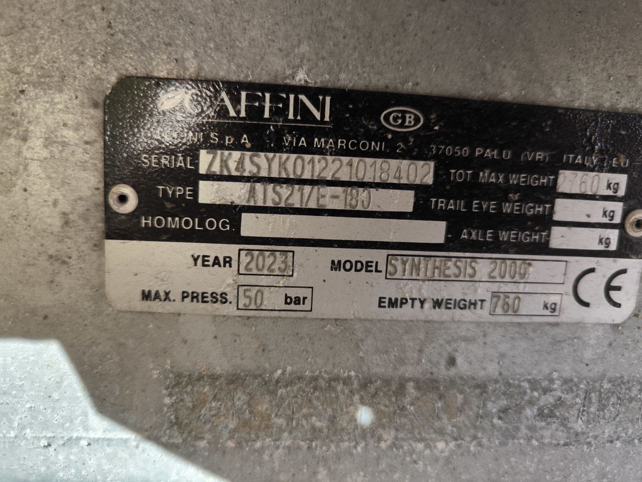 CAFFINI SYNTHESIS 2000 Boomgaardspuit