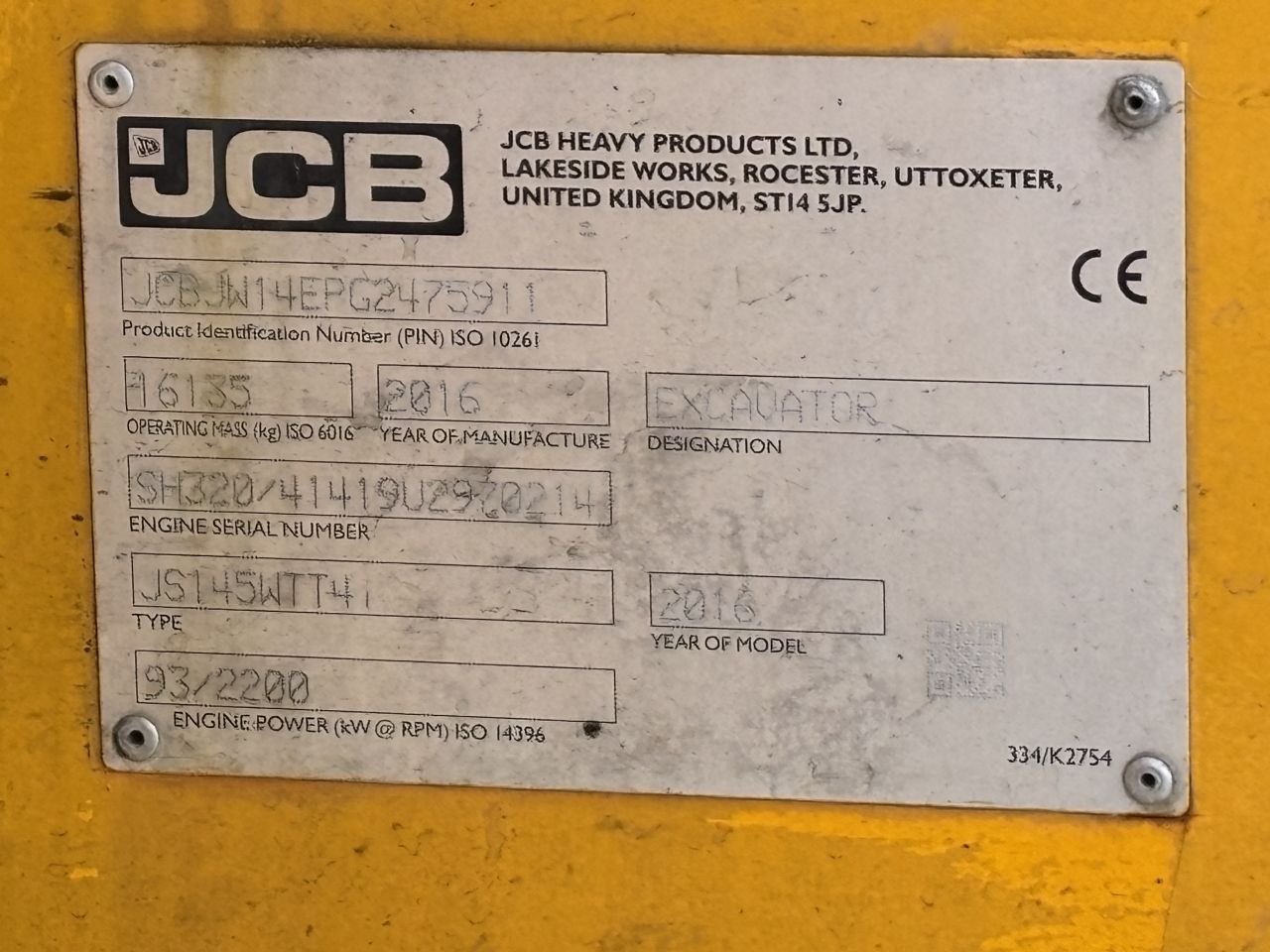 JCB mobielekraan met 3 delige giek, overdruk, draaikantelstuk