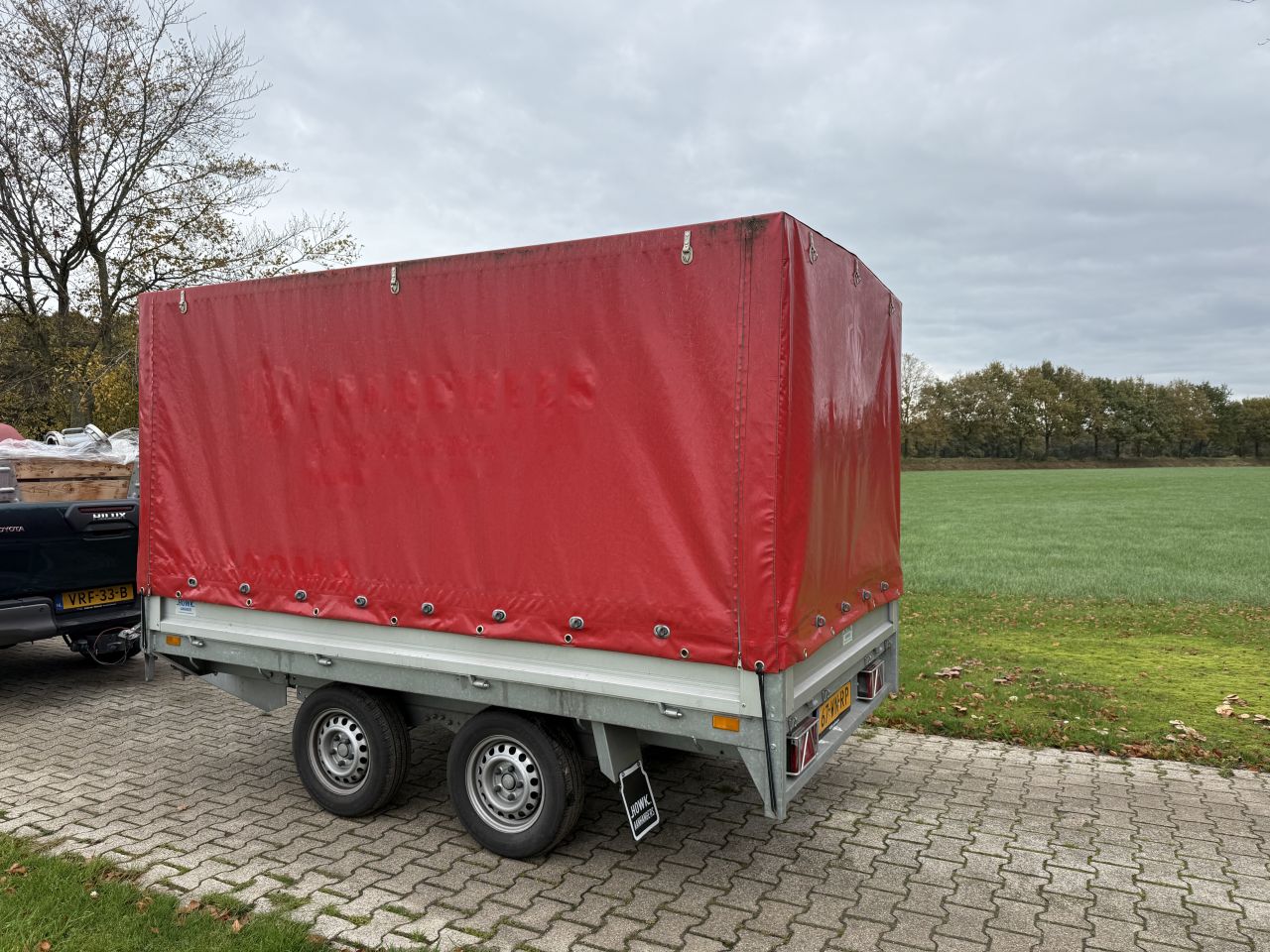 Saris Tandemas Aanhanger met Huif – C2000 – Zo goed als nieuw!