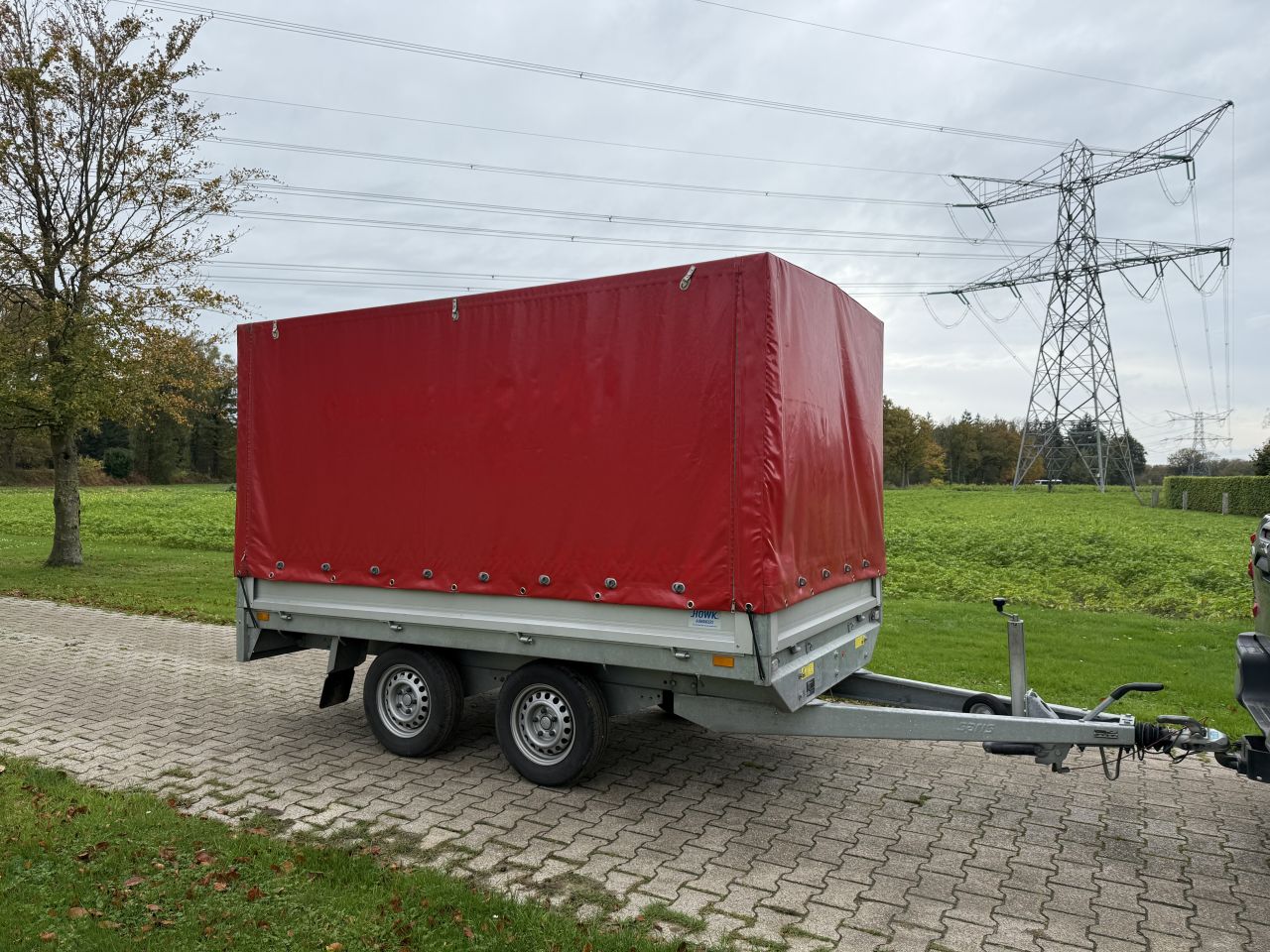 Saris Tandemas Aanhanger met Huif – C2000 – Zo goed als nieuw!