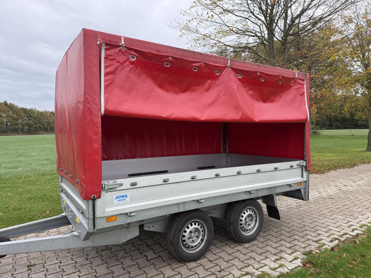 Saris Tandemas Aanhanger met Huif – C2000 – Zo goed als nieuw!