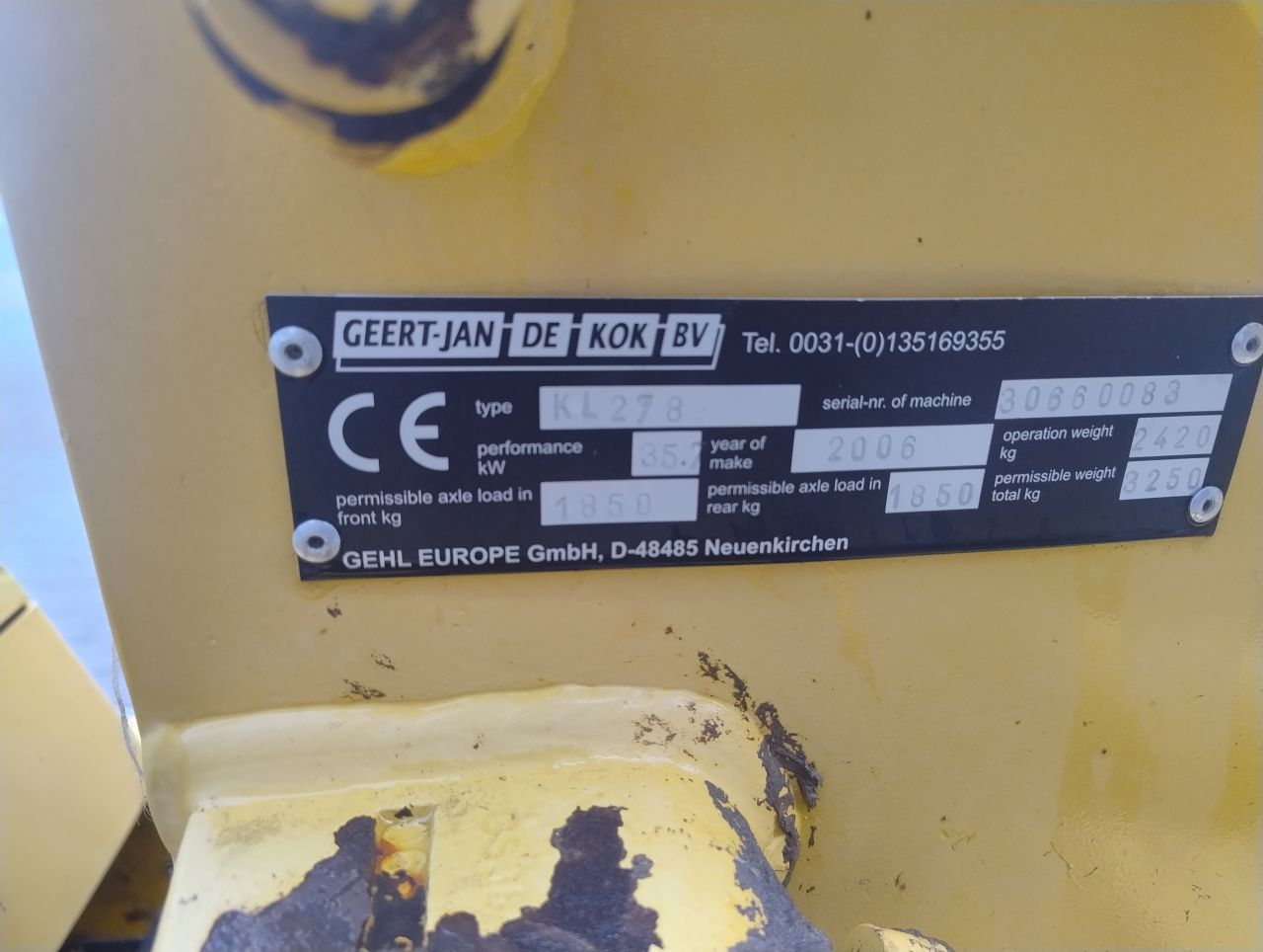 Mustang kl 278 /weidemann 1360