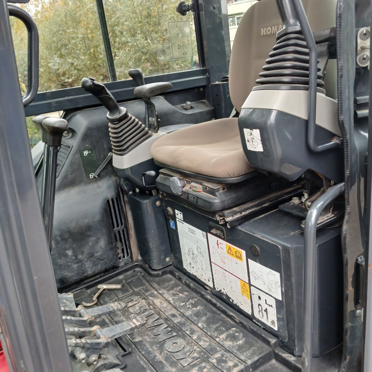 Komatsu Pc35Mr-3 Minigraver met Slootbak.