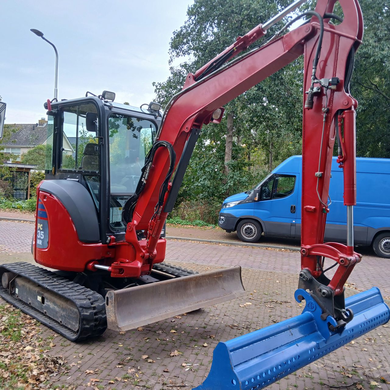 Komatsu Pc35Mr-3 Minigraver met Slootbak.
