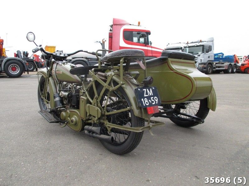 Harley-Davidson D 750 zijspan combinatie