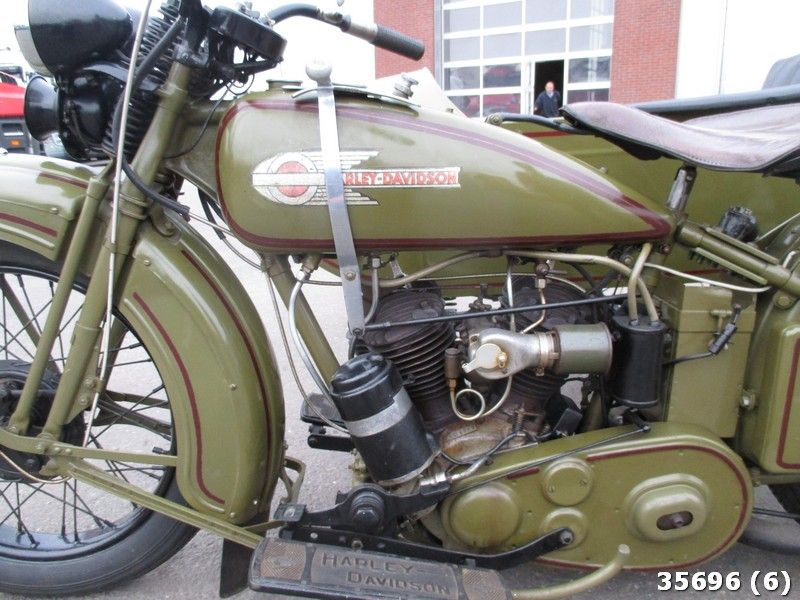 Harley-Davidson D 750 zijspan combinatie