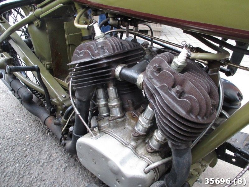 Harley-Davidson D 750 zijspan combinatie